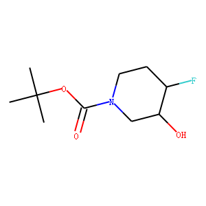 1-Piperidinecarboxylic acid, 4-fluoro-3-hydroxy-, 1,1-diMethylethyl ester