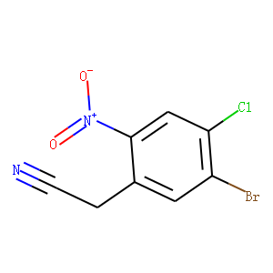 2-(5-bromo-4-chloro-2-nitrophenyl)acetonitrile