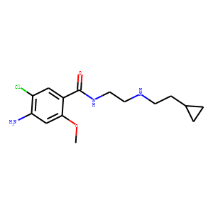 Benzamide, 4-amino-5-chloro-N-(2-(cyclopropylethylamino)ethyl)-2-metho xy-