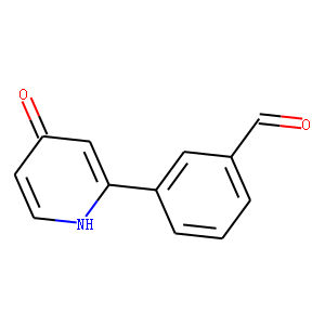 2-(3-Formylphenyl)-4-hydroxypyridine