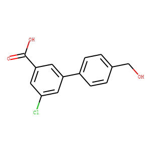5-Chloro-3-(4-hydroxymethylphenyl)benzoic acid