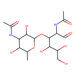 2-acetamido-3-O-(3-acetamido-3,6-dideoxy-beta-glucopyranosyl)-2-deoxy-galactopyranose