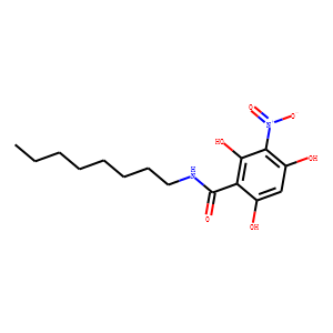 N-octyl-3-nitro-2,4,6-trihydroxybenzamide
