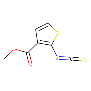 METHYL-2-ISOTHIOCYANATOTHIOPHENE-3-CARBOXYLATE