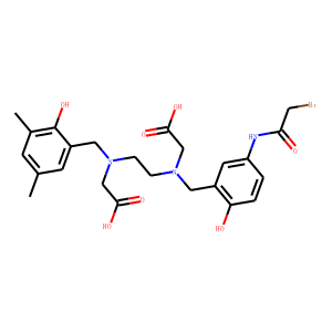 N-(2-hydroxy-3,5-dimethylbenzyl)-N-(2-hydroxy-5-bromoacetamidobenzyl)ethylenediamine-N,N/'-diacetic