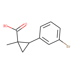 2-(3-BroMo-phenyl)-1-Methyl-cyclopropanecarboxylic acid