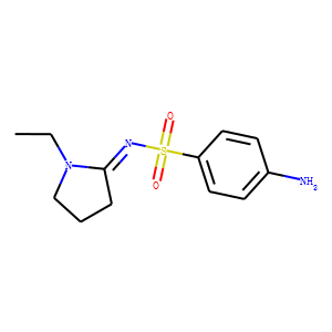 Benzenesulfonamide, 4-amino-N-(1-ethyl-2-pyrrolidinylidene)-