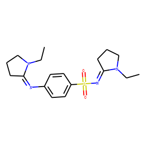 (NZ)-N-(1-ethylpyrrolidin-2-ylidene)-4-[(1-ethylpyrrolidin-2-ylidene)a mino]benzenesulfonamide