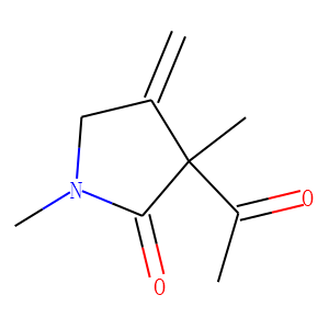 2-Pyrrolidinone, 3-acetyl-1,3-dimethyl-4-methylene- (9CI)