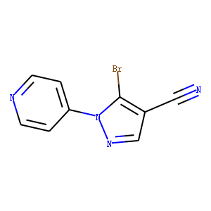 5-bromo-1-(pyridin-4-yl)-1H-pyrazole-4-carbonitrile