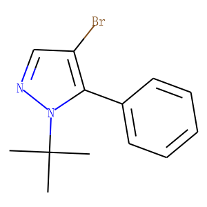 4-broMo-1-tert-butyl-5-phenyl-1H-pyrazole