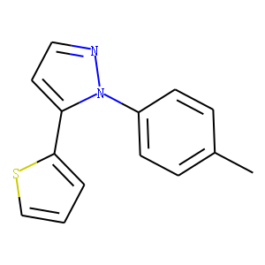 5-(thiophen-2-yl)-1-p-tolyl-1H-pyrazole