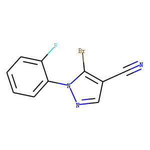 5-bromo-1-(2-fluorophenyl)-1H-pyrazole-4-carbonitrile
