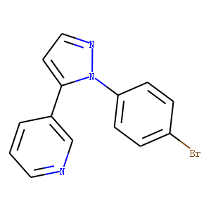 3-(1-(4-broMophenyl)-1H-pyrazol-5-yl)pyridine