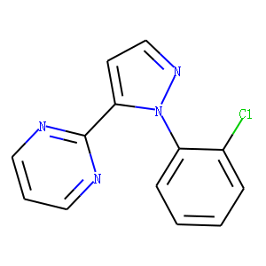 2-(1-(2-chlorophenyl)-1H-pyrazol-5-yl)pyriMidine
