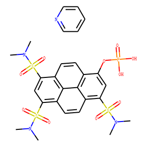 3,6,8-TRIS(DIMETHYLAMINOSULFONYL)-1-PYRENYL PHOSPHATE PYRIDINE SALT