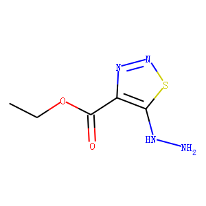 1,2,3-Thiadiazole-4-carboxylicacid,5-hydrazino-,ethylester(9CI)