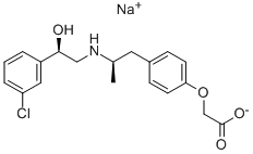 (+/-)-(R*,R*)-[4-[2-[[2-(3-CHLOROPHENYL)-2-HYDROXYETHYL] AMINO]PROPYL]PHENOXY]-ACETIC ACID SODIUM