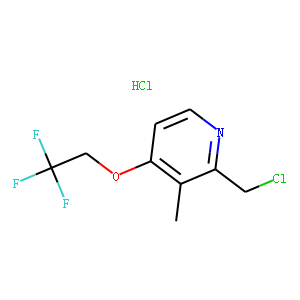 2-Chloromethyl-3-methyl-4-(2,2,2-trifluoroethoxy)pyridine, Hydrochloride