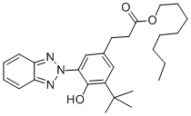3-(2H-Benzotriazolyl)-5-(1,1-di-methylethyl)-4-hydroxy-benzenepropanoic acid octyl esters