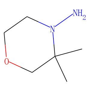 4-Morpholinamine,3,3-dimethyl-(9CI)