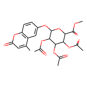 4-Methylumbelliferyl 2,3,4-Tri-O-acetyl-α-L-idopyranosiduronic Acid, Methyl Ester