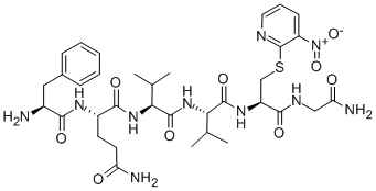 H-PHE-GLN-VAL-VAL-CYS(NPYS)-GLY-NH2