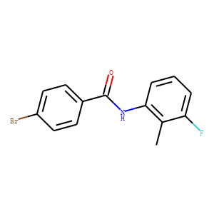 4-BroMo-N-(3-fluoro-2-Methylphenyl)benzaMide, 97percent