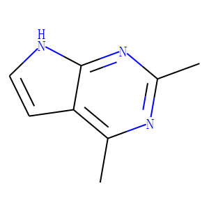 1H-Pyrrolo[2,3-d]pyrimidine, 2,4-dimethyl- (9CI)