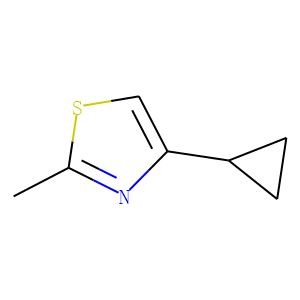 Thiazole,  4-cyclopropyl-2-methyl-