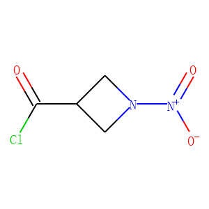 3-Azetidinecarbonyl chloride, 1-nitro- (9CI)