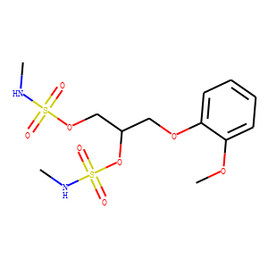 methylsulfamic acid 3-(2-methoxyphenoxy)-2-(((methylamino)sulfonyl)oxy)propyl ester