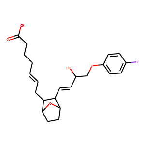 7-[(1S,2R,3R,4R)-3-[(1E,3R)-3-HYDROXY-4-(4-IODOPHENOXY)-1-BUTENYL]-7-OXABICYCLO[2.2.1]HEPT-2-YL]-5Z-