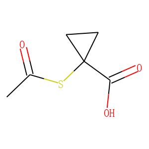 Cyclopropanecarboxylic acid, 1-(acetylthio)- (9CI)