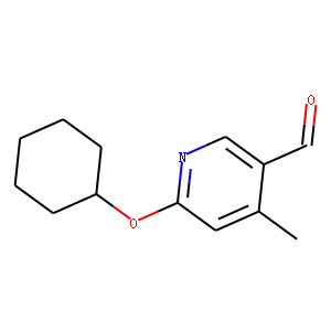6-(cyclohexyloxy)-4-Methylnicotinaldehyde