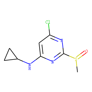 (6-Chloro-2-methanesulfinyl-pyrimidin-4-yl)-cyclopropyl-amine