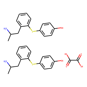 2-((2-(2-Aminopropyl)phenyl)thio)phenol ethanedioate (2:1) (salt)