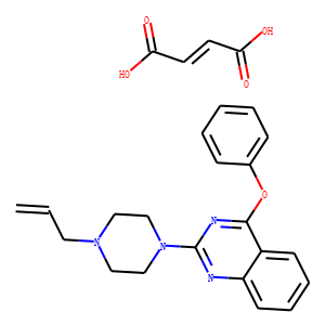 2-(4-Allyl-1-piperazinyl)-4-phenoxyquinazoline fumarate