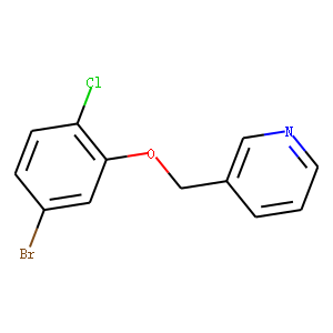 1-Chloro-4-bromo-2-(pyridin-3-ylmethoxy)benzene