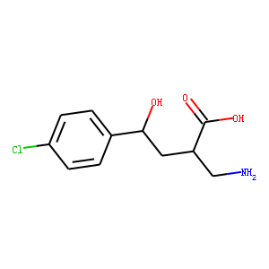 2-aminomethyl-4-(4-chlorophenyl)-4-hydroxybutyric acid