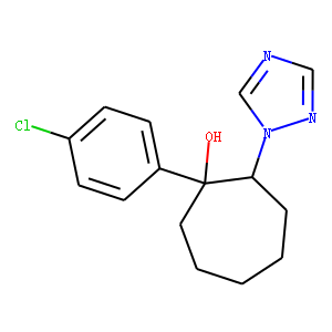 4-chlorophenyl-2-(1H-1,2,4-triazol-yl)cycloheptanol