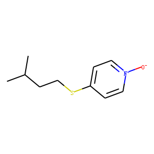 Pyridine, 4-[(3-methylbutyl)thio]-, 1-oxide (9CI)