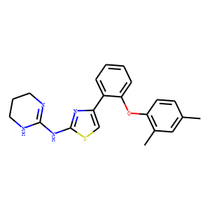 N-[4-[2-(2,4-dimethylphenoxy)phenyl]-1,3-thiazol-2-yl]-1,4,5,6-tetrahydropyrimidin-2-amine