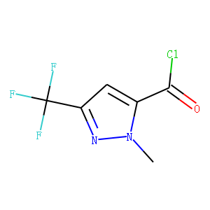 1H-Pyrazole-5-carbonyl chloride, 1-methyl-3-(trifluoromethyl)- (9CI)