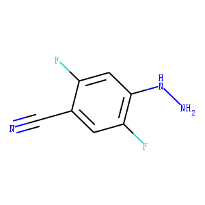 2,5-Difluoro-4-(hydrazino)-benzonitrile