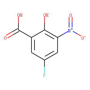 Benzoic acid, 5-fluoro-2-hydroxy-3-nitro- (9CI)