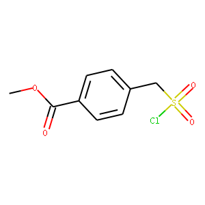 BENZOIC ACID, 4-[(CHLOROSULFONYL)METHYL]-, METHYL ESTER