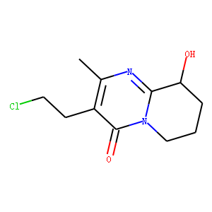 3-(2-Chloroethyl)-6,7,8,9-tetrahydro-9-hydroxy-2-methyl-4H-pyrido[1,2-a]pyrimidin-4-one