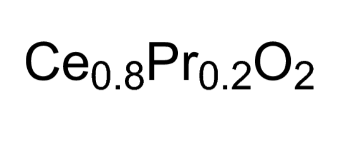 Cerium oxide, praseodymium doped