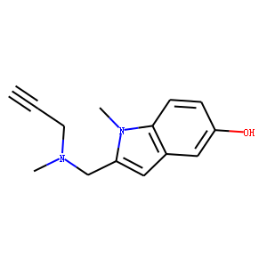 N-methyl-N-(2-propynyl)-2-(5-hydroxy-1-methylindolyl)methylamine
